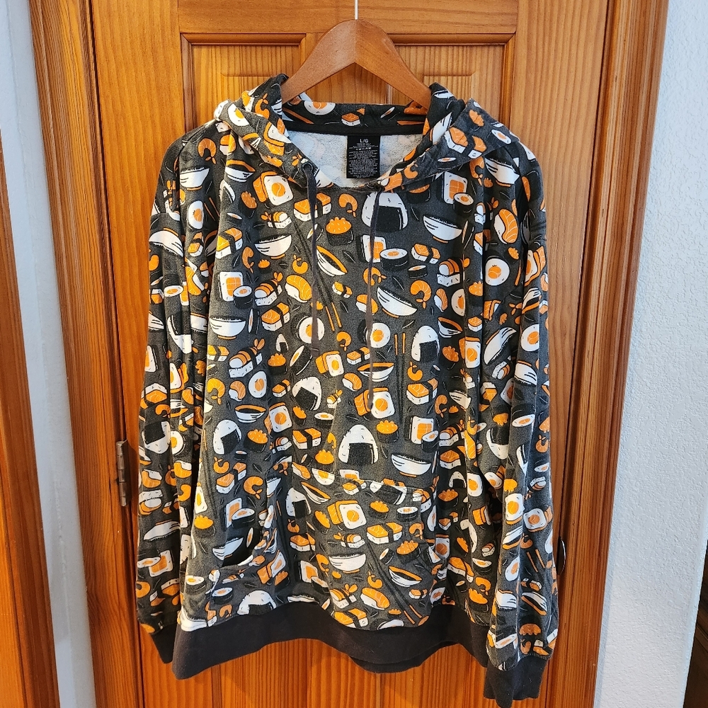 Sushi & Onigiri Hoodie Hot Topic LARGE